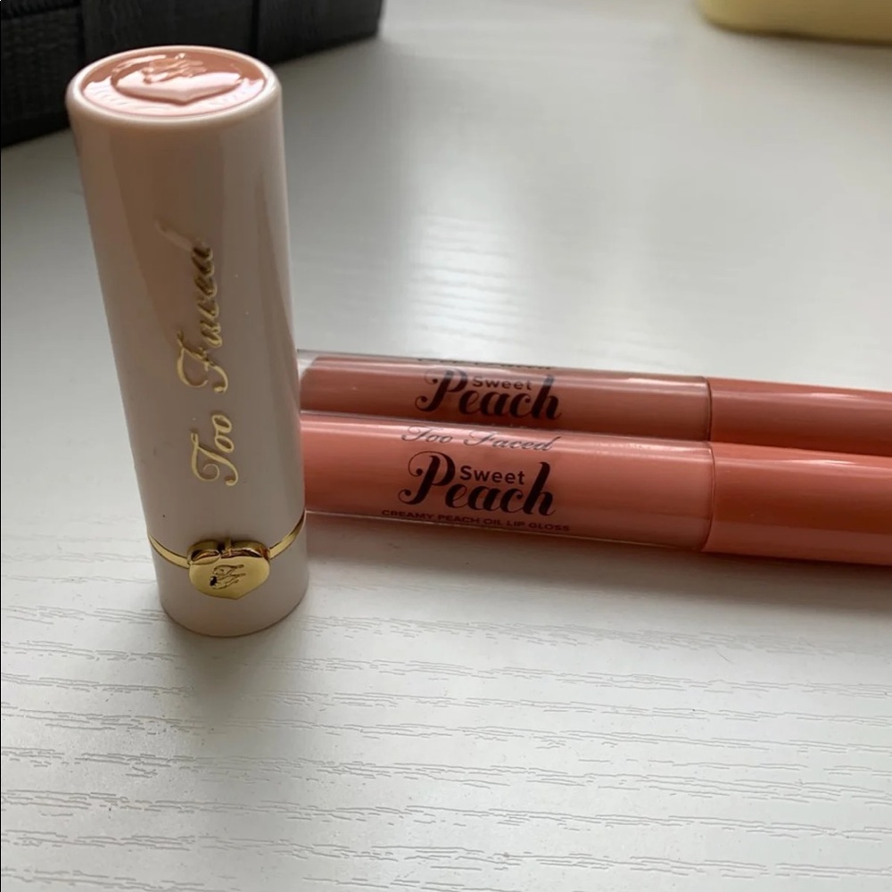 Too Faced Sweet Peach Lip Bundle